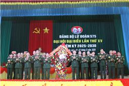 Đảng bộ Lữ đoàn Công binh 575 tổ chức Đại hội nhiệm kỳ 2025-2030